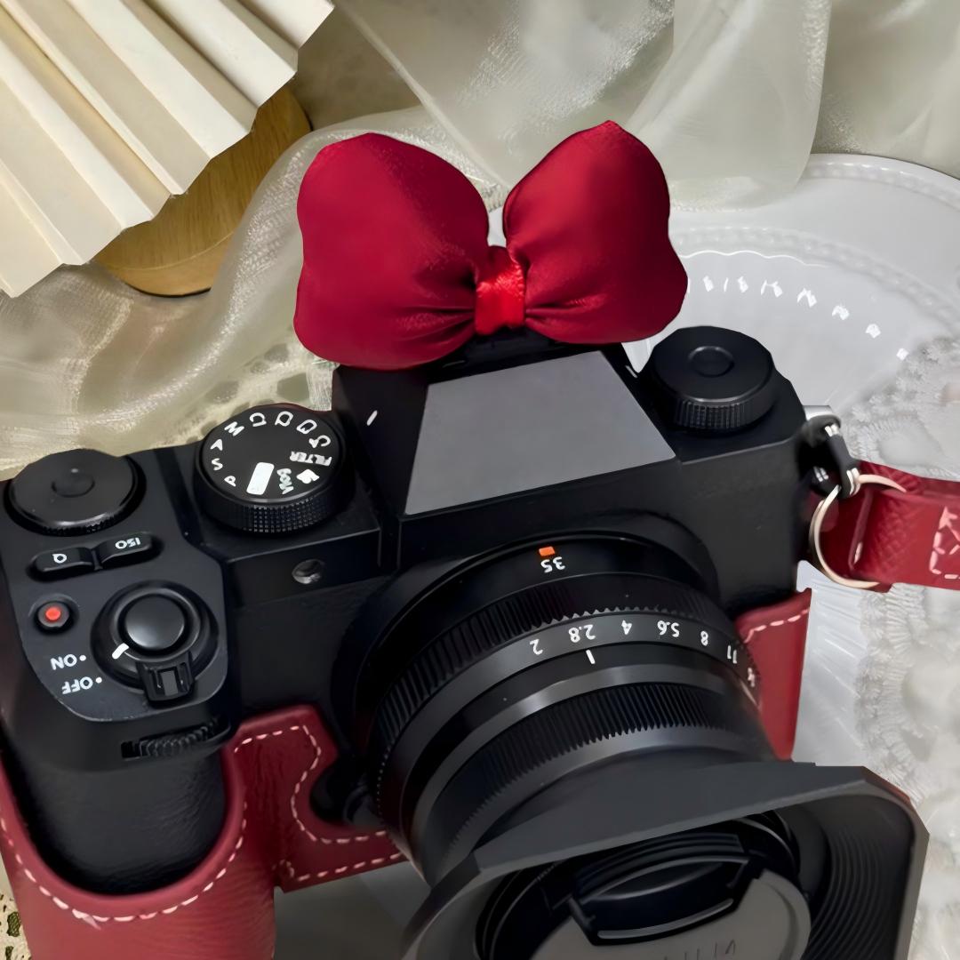 Cute DIY Bow Camera Hot Shoe C - Canon Camera Eos R50 评论和价格